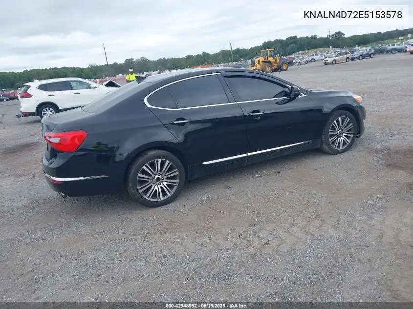 2014 Kia Cadenza Premium VIN: KNALN4D72E5153578 Lot: 42948992