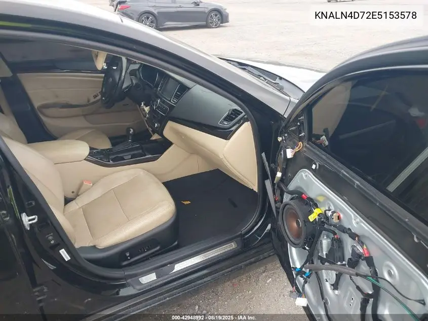 2014 Kia Cadenza Premium VIN: KNALN4D72E5153578 Lot: 42948992