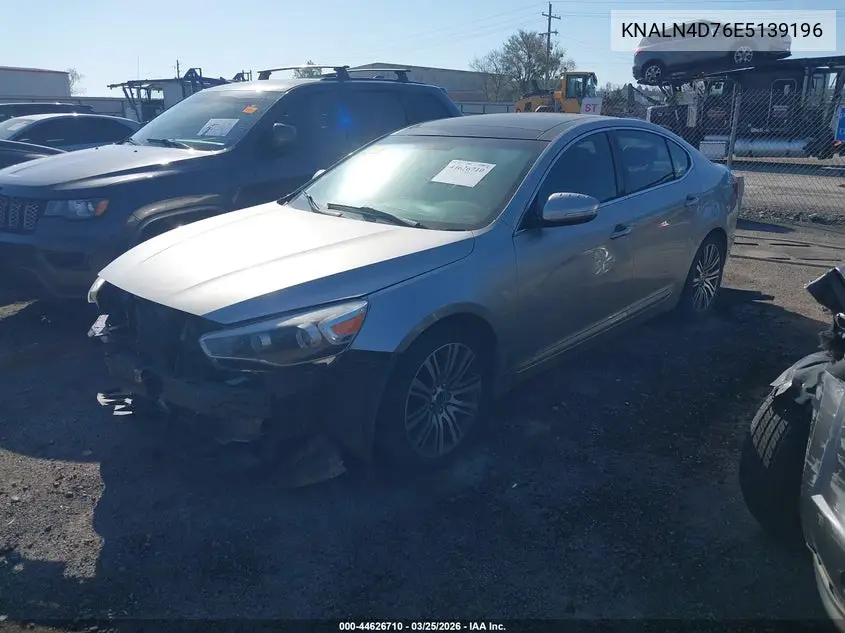 2014 Kia Cadenza Premium VIN: KNALN4D76E5139196 Lot: 44626710