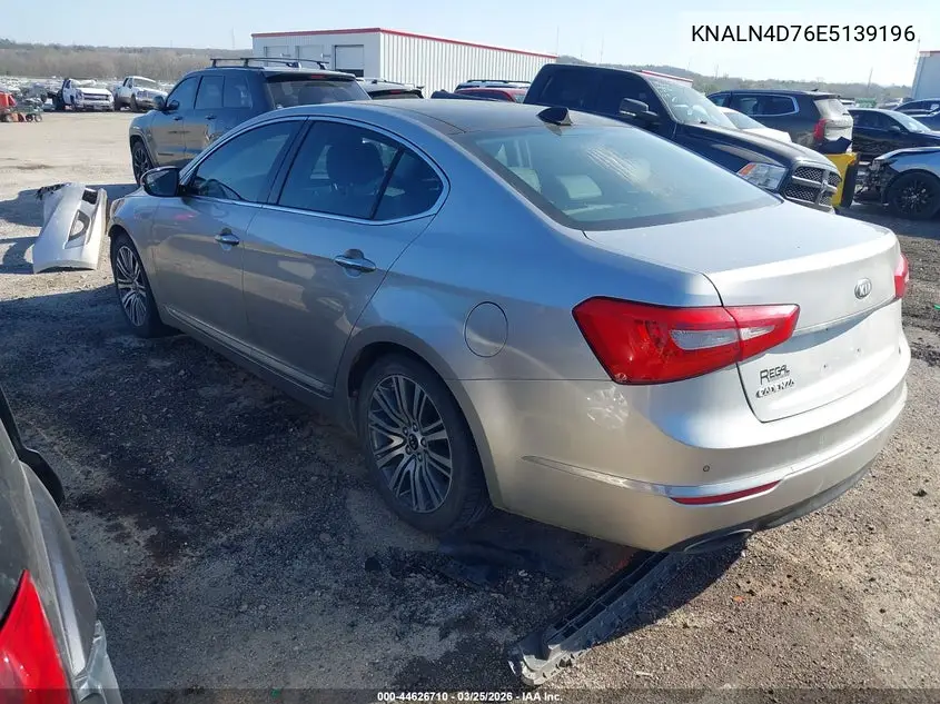 2014 Kia Cadenza Premium VIN: KNALN4D76E5139196 Lot: 44626710