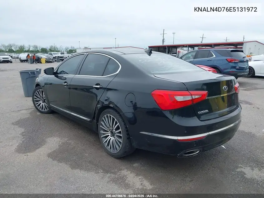 2014 Kia Cadenza Premium VIN: KNALN4D76E5131972 Lot: 44756676