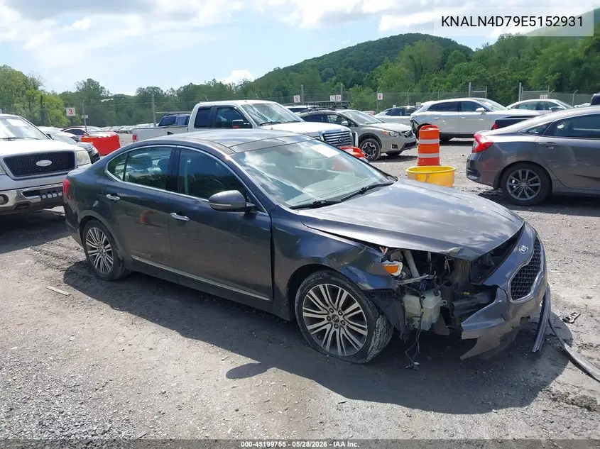 2014 Kia Cadenza Premium VIN: KNALN4D79E5152931 Lot: 45199755