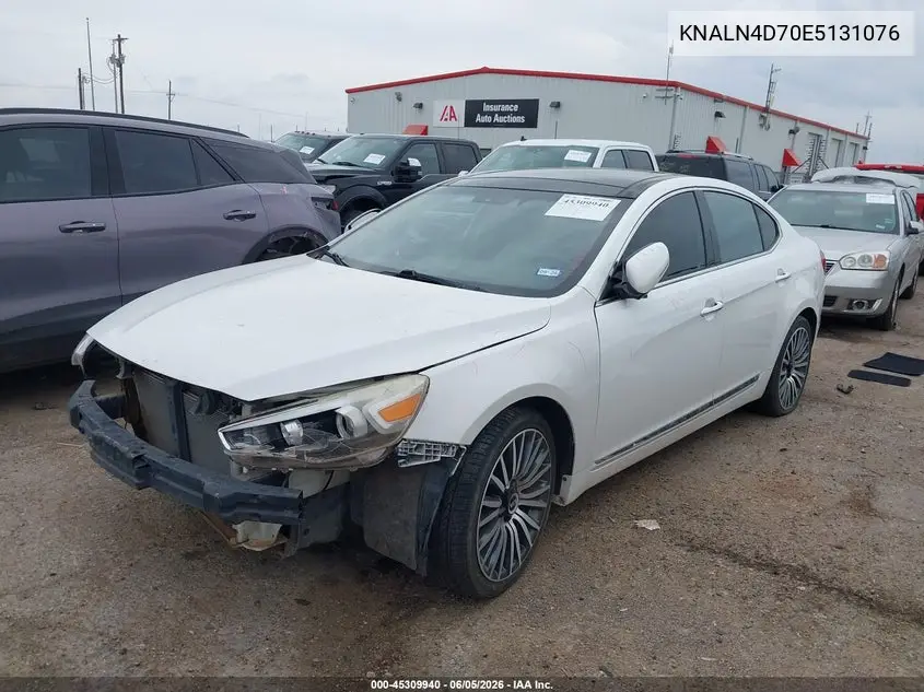 2014 Kia Cadenza Premium VIN: KNALN4D70E5131076 Lot: 45309940