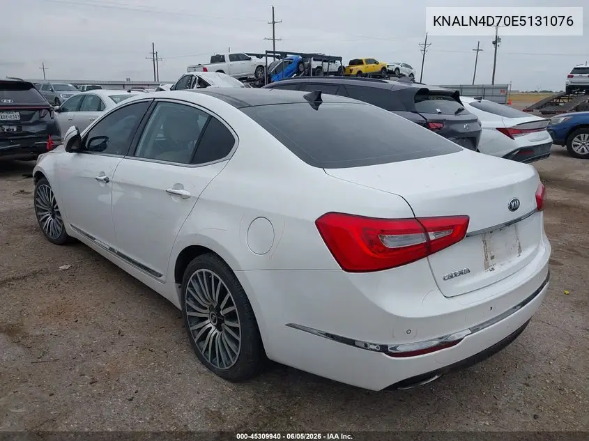 2014 Kia Cadenza Premium VIN: KNALN4D70E5131076 Lot: 45309940