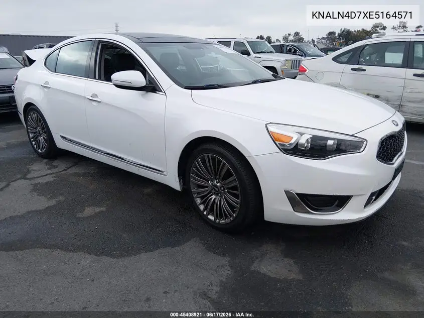 2014 Kia Cadenza Limited VIN: KNALN4D7XE5164571 Lot: 45408921