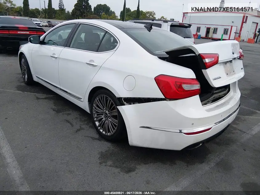 2014 Kia Cadenza Limited VIN: KNALN4D7XE5164571 Lot: 45408921