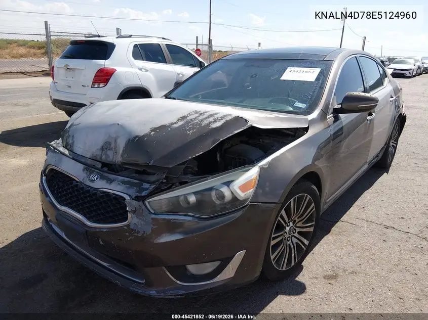 2014 Kia Cadenza Premium VIN: KNALN4D78E5124960 Lot: 45421852