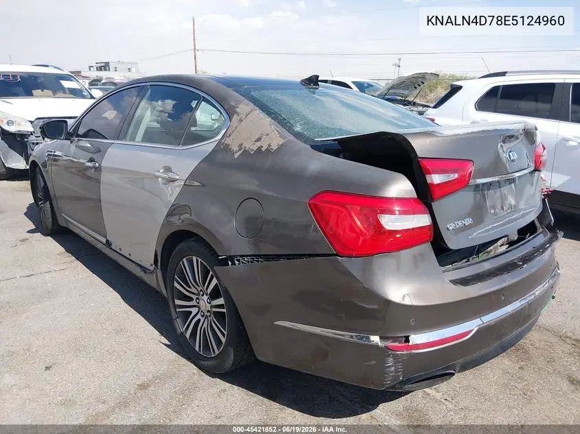 2014 Kia Cadenza Premium VIN: KNALN4D78E5124960 Lot: 45421852