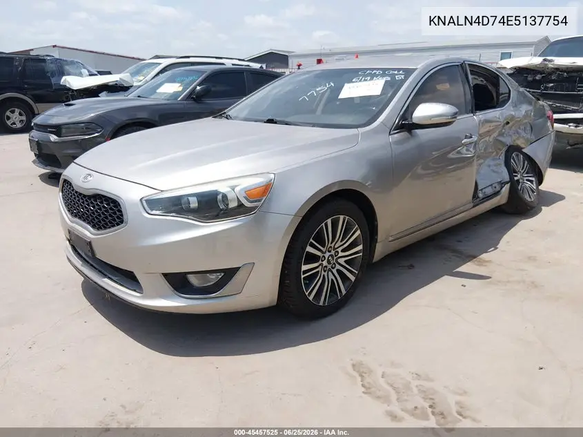 2014 Kia Cadenza Premium VIN: KNALN4D74E5137754 Lot: 45457525