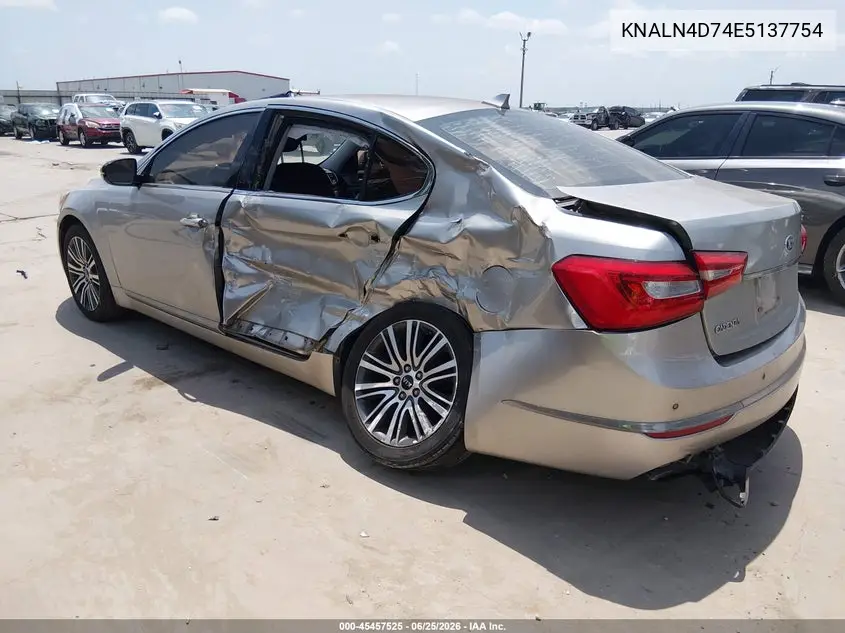 2014 Kia Cadenza Premium VIN: KNALN4D74E5137754 Lot: 45457525