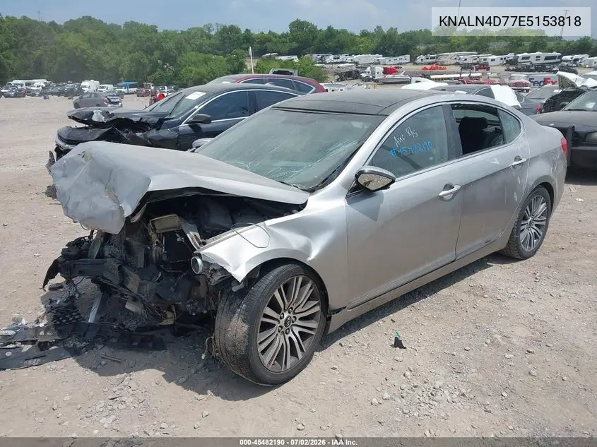 2014 Kia Cadenza Premium VIN: KNALN4D77E5153818 Lot: 45482190