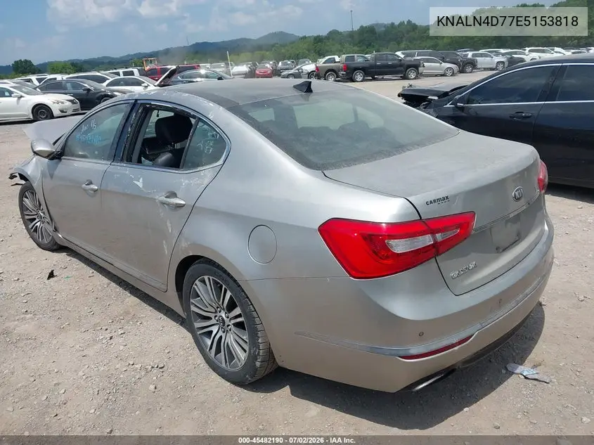 2014 Kia Cadenza Premium VIN: KNALN4D77E5153818 Lot: 45482190