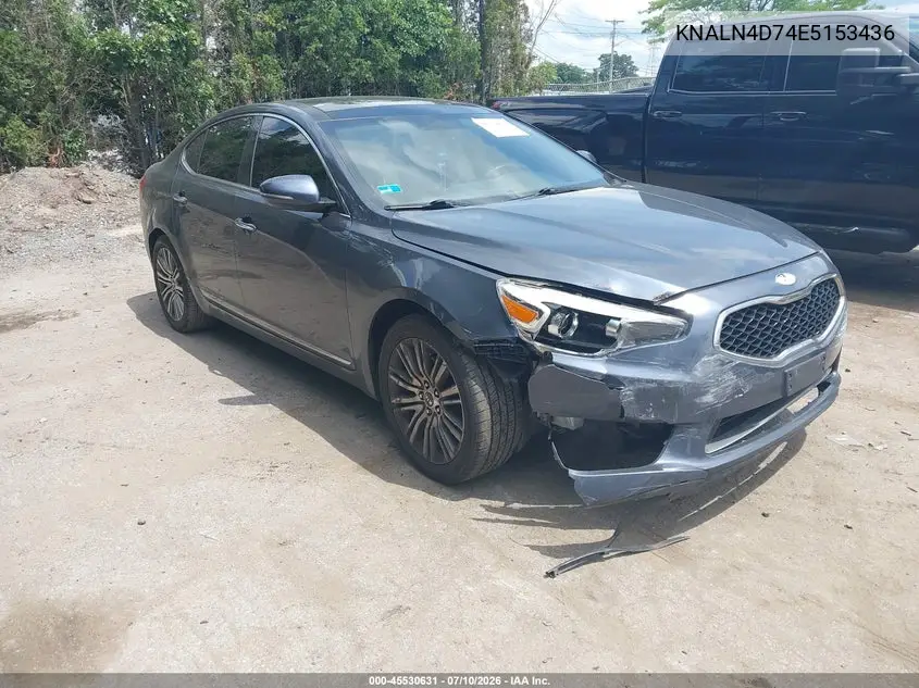 2014 Kia Cadenza Premium VIN: KNALN4D74E5153436 Lot: 45530631