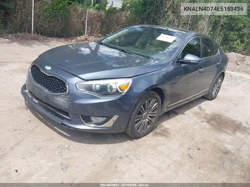 2014 Kia Cadenza Premium VIN: KNALN4D74E5153436 Lot: 45530631