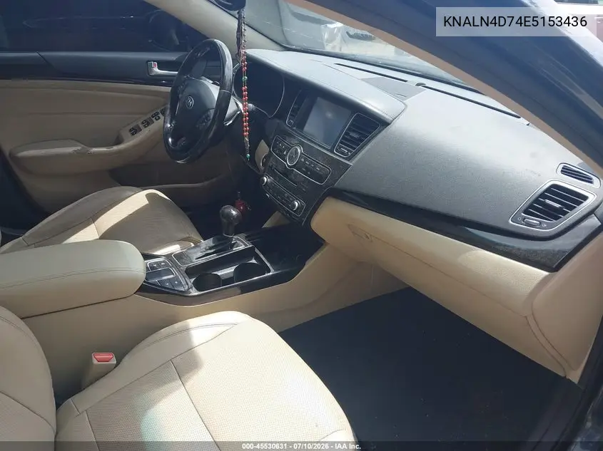 2014 Kia Cadenza Premium VIN: KNALN4D74E5153436 Lot: 45530631