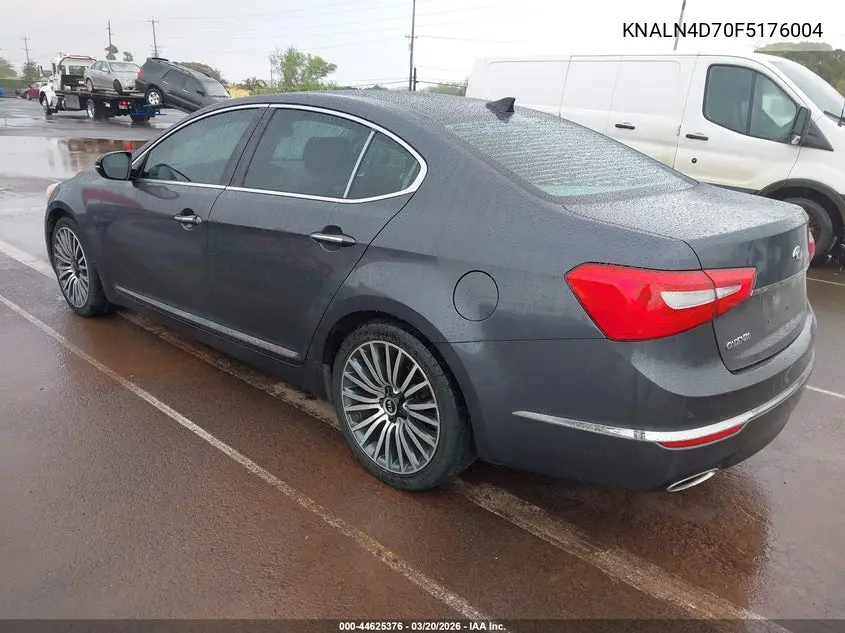 2015 Kia Cadenza Premium VIN: KNALN4D70F5176004 Lot: 44625376