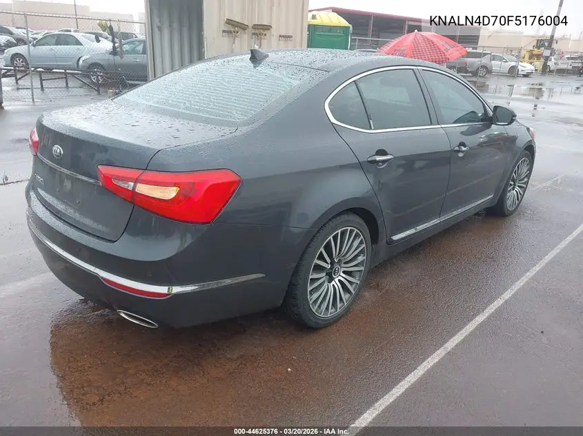 2015 Kia Cadenza Premium VIN: KNALN4D70F5176004 Lot: 44625376