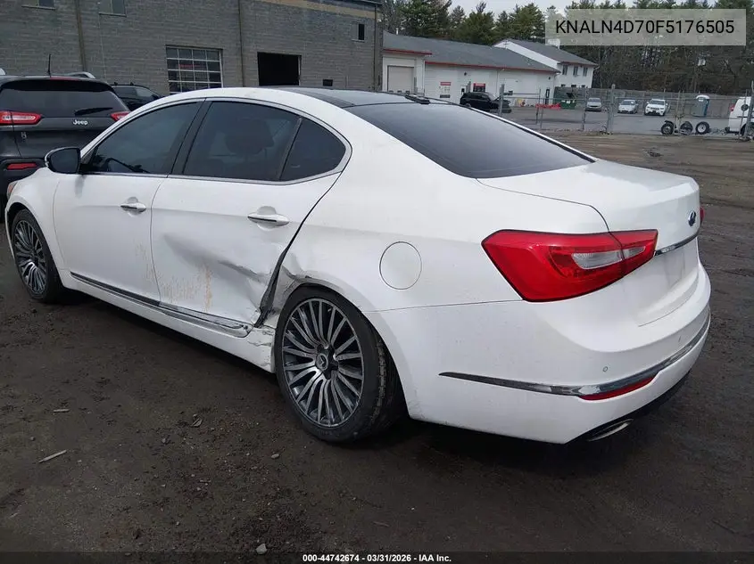 2015 Kia Cadenza Premium VIN: KNALN4D70F5176505 Lot: 44742674