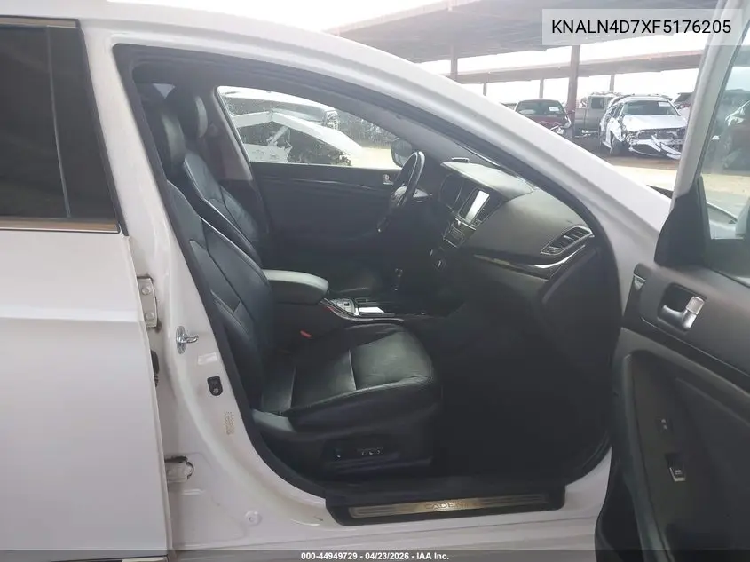 2015 Kia Cadenza Premium VIN: KNALN4D7XF5176205 Lot: 44949729