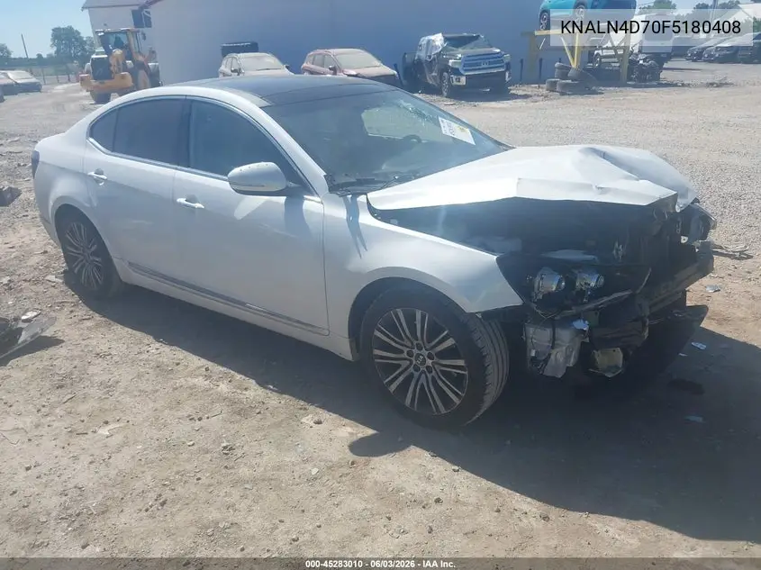 2015 Kia Cadenza Premium VIN: KNALN4D70F5180408 Lot: 45283010