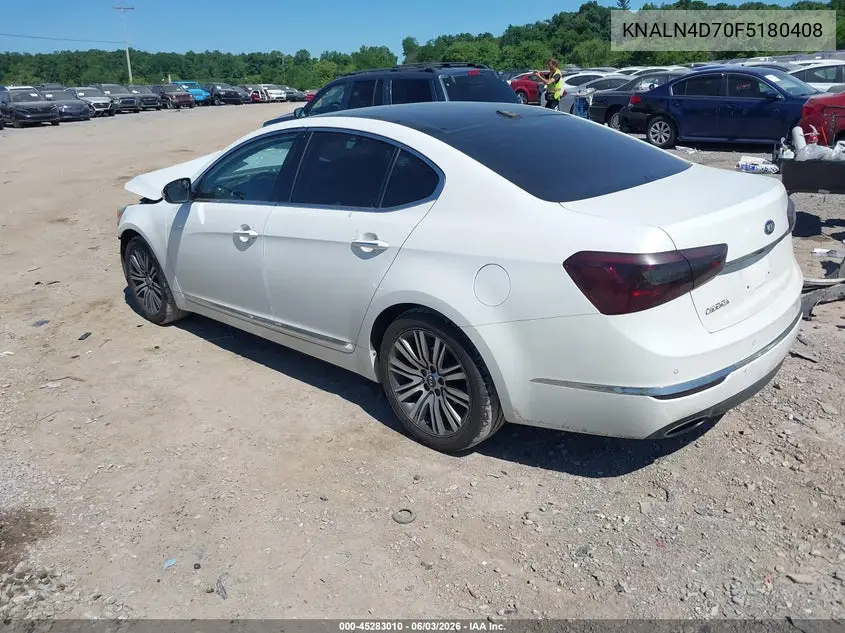 2015 Kia Cadenza Premium VIN: KNALN4D70F5180408 Lot: 45283010