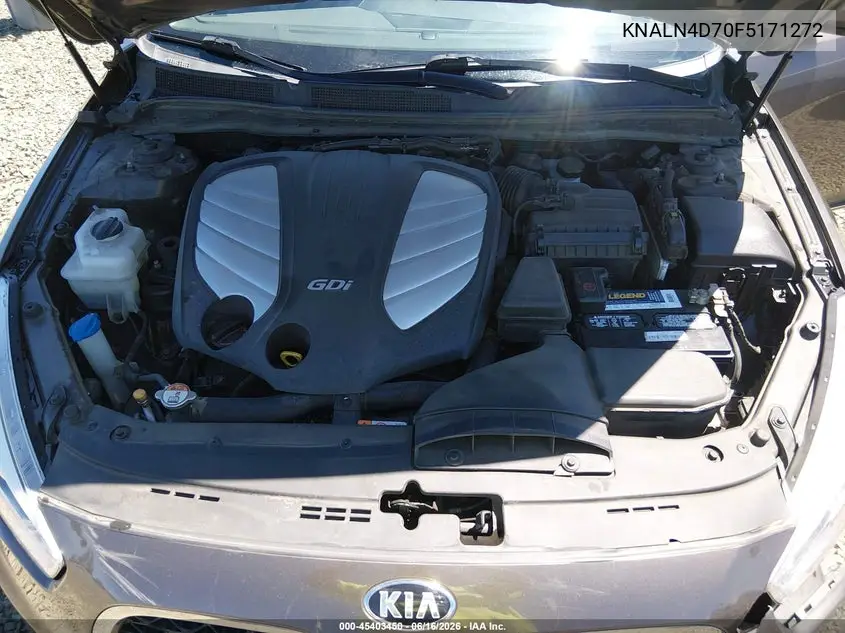 2015 Kia Cadenza Premium VIN: KNALN4D70F5171272 Lot: 45403450