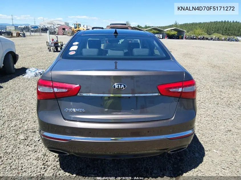 2015 Kia Cadenza Premium VIN: KNALN4D70F5171272 Lot: 45403450