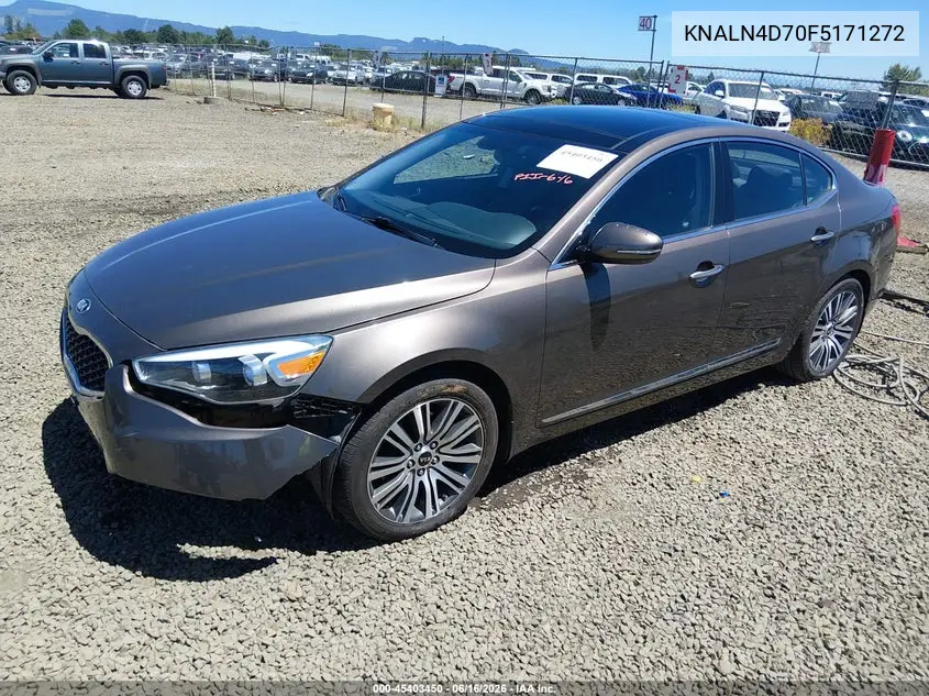 2015 Kia Cadenza Premium VIN: KNALN4D70F5171272 Lot: 45403450