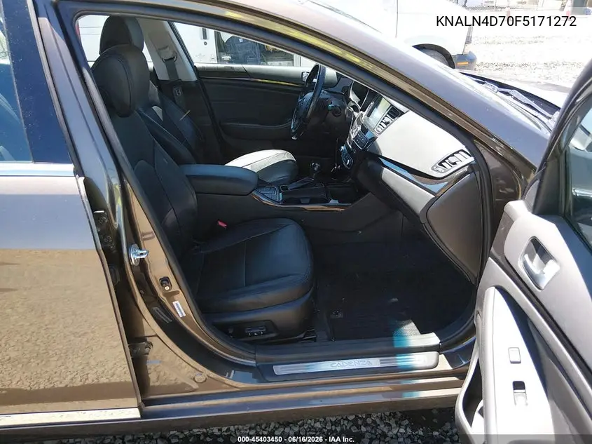 2015 Kia Cadenza Premium VIN: KNALN4D70F5171272 Lot: 45403450