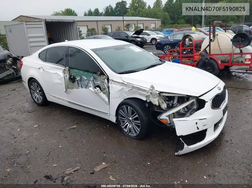 2015 Kia Cadenza Premium VIN: KNALN4D70F5190825 Lot: 45559709
