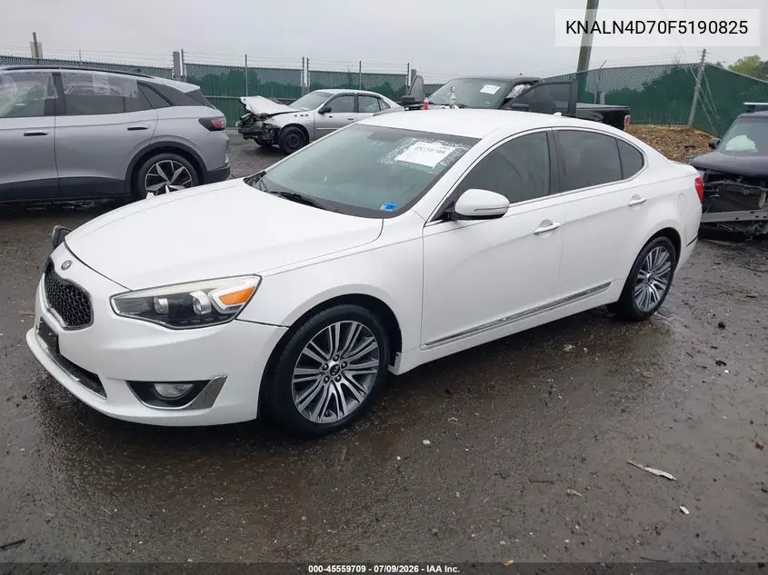 2015 Kia Cadenza Premium VIN: KNALN4D70F5190825 Lot: 45559709