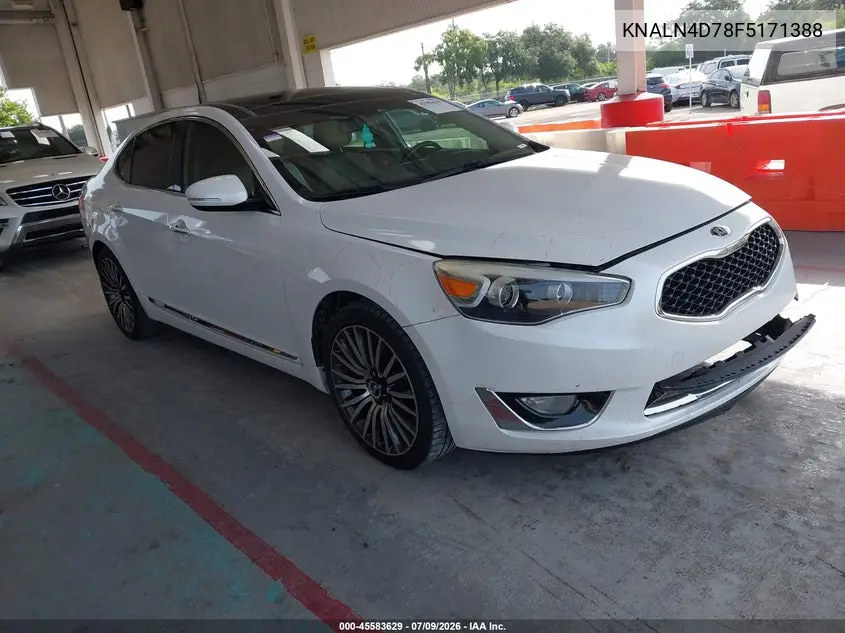 2015 Kia Cadenza Premium VIN: KNALN4D78F5171388 Lot: 45583629