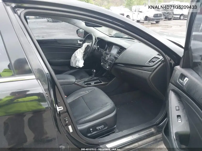 2016 Kia Cadenza Premium VIN: KNALN4D71G5209433 Lot: 45107012