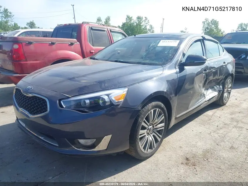 2016 Kia Cadenza Premium VIN: KNALN4D71G5217810 Lot: 45235179