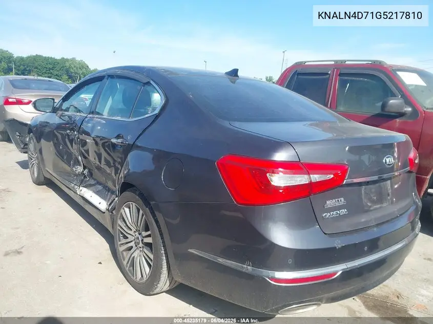 2016 Kia Cadenza Premium VIN: KNALN4D71G5217810 Lot: 45235179
