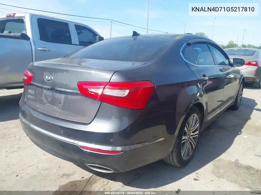 2016 Kia Cadenza Premium VIN: KNALN4D71G5217810 Lot: 45235179