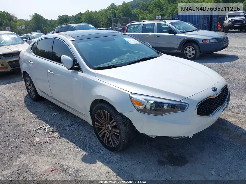 2016 Kia Cadenza Premium VIN: KNALN4D76G5211226 Lot: 45625526