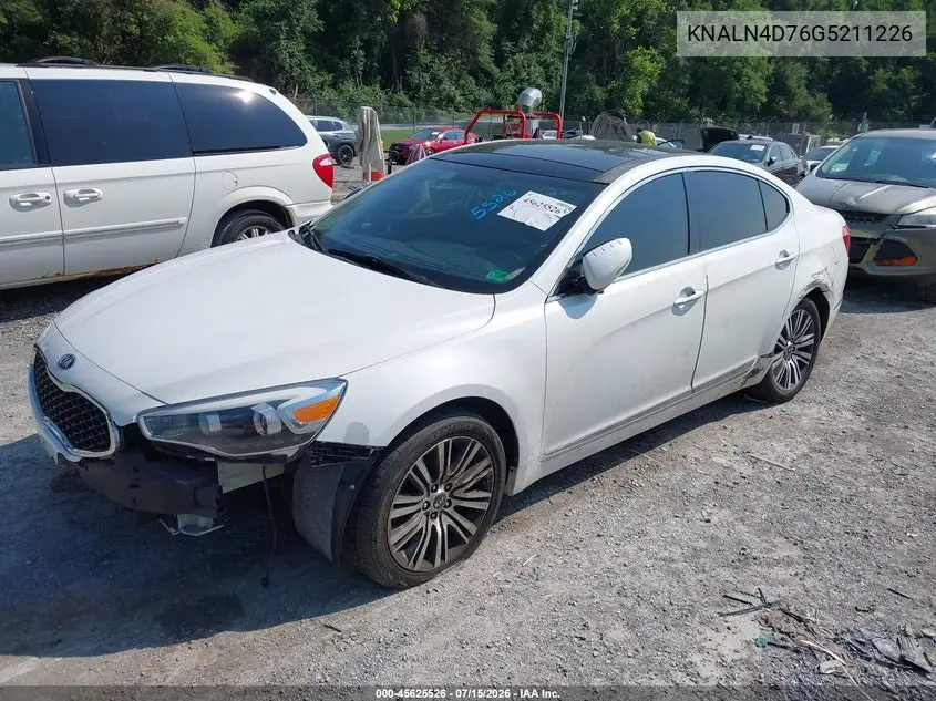 2016 Kia Cadenza Premium VIN: KNALN4D76G5211226 Lot: 45625526