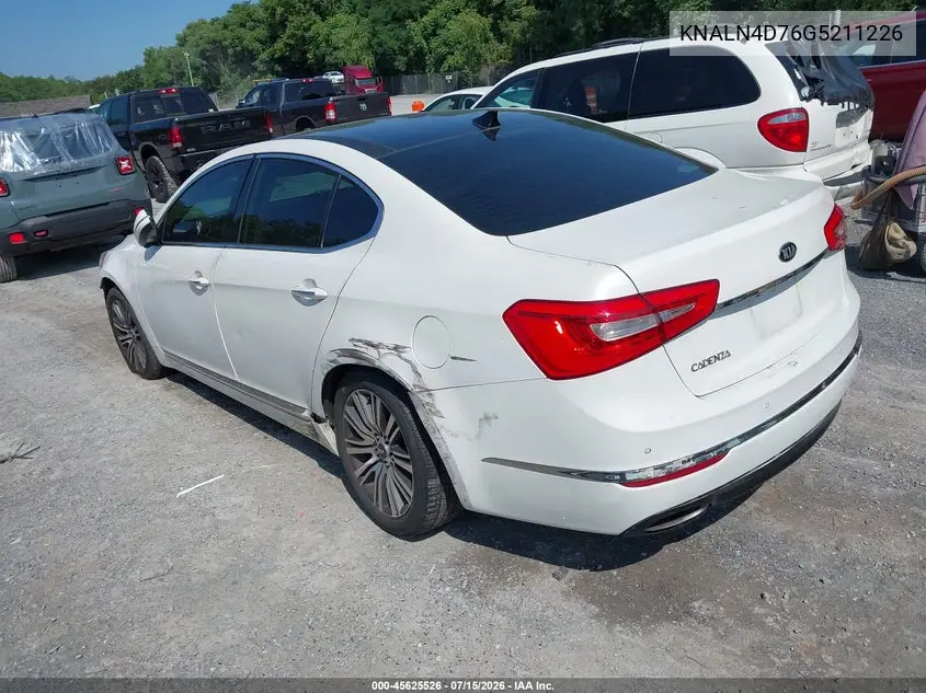 2016 Kia Cadenza Premium VIN: KNALN4D76G5211226 Lot: 45625526