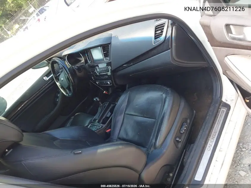 2016 Kia Cadenza Premium VIN: KNALN4D76G5211226 Lot: 45625526