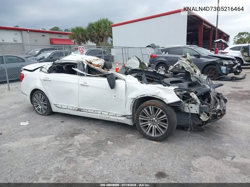 2016 Kia Cadenza VIN: KNALN4D73G5216464 Lot: 45639495