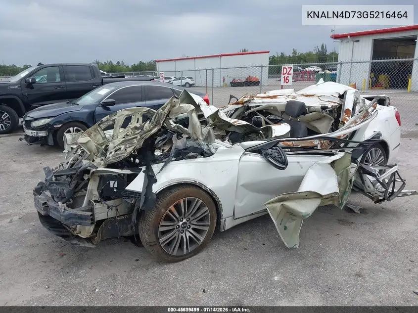 2016 Kia Cadenza VIN: KNALN4D73G5216464 Lot: 45639495