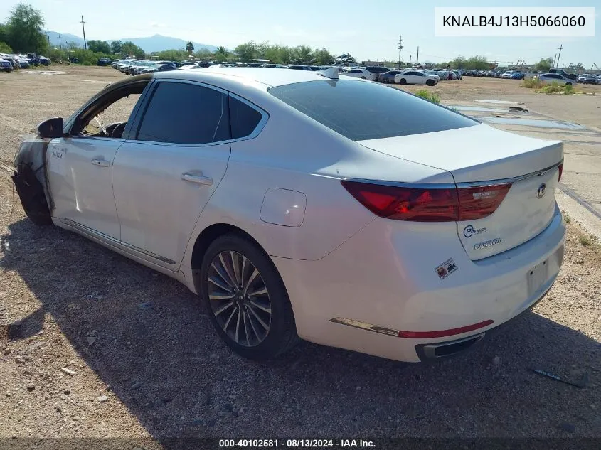 2017 Kia Cadenza Premium VIN: KNALB4J13H5066060 Lot: 40102581