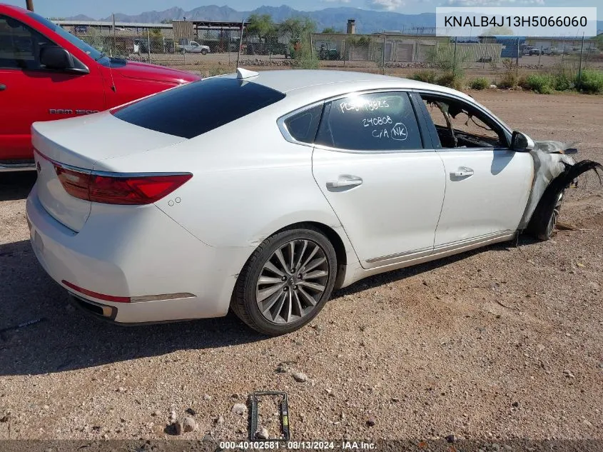 2017 Kia Cadenza Premium VIN: KNALB4J13H5066060 Lot: 40102581