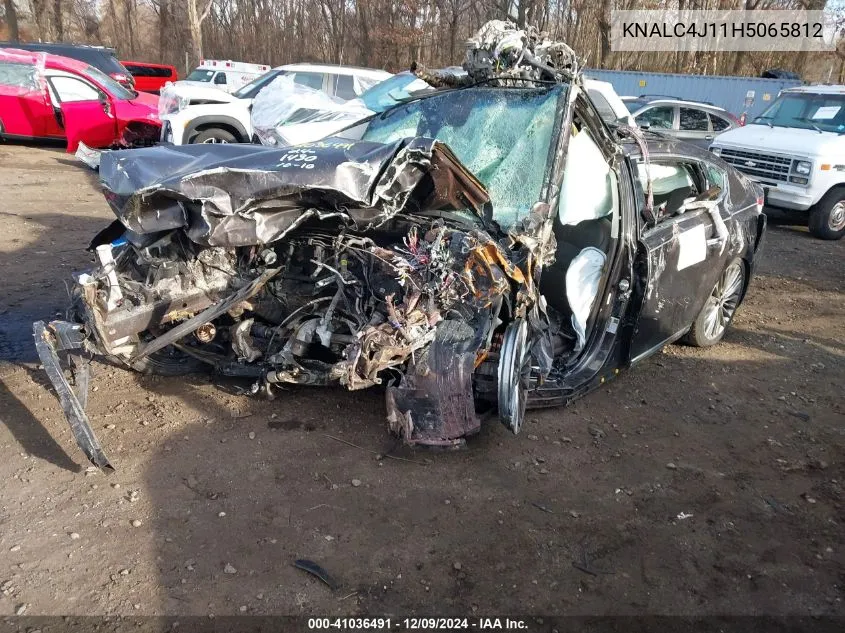 2017 Kia Cadenza Limited VIN: KNALC4J11H5065812 Lot: 41036491