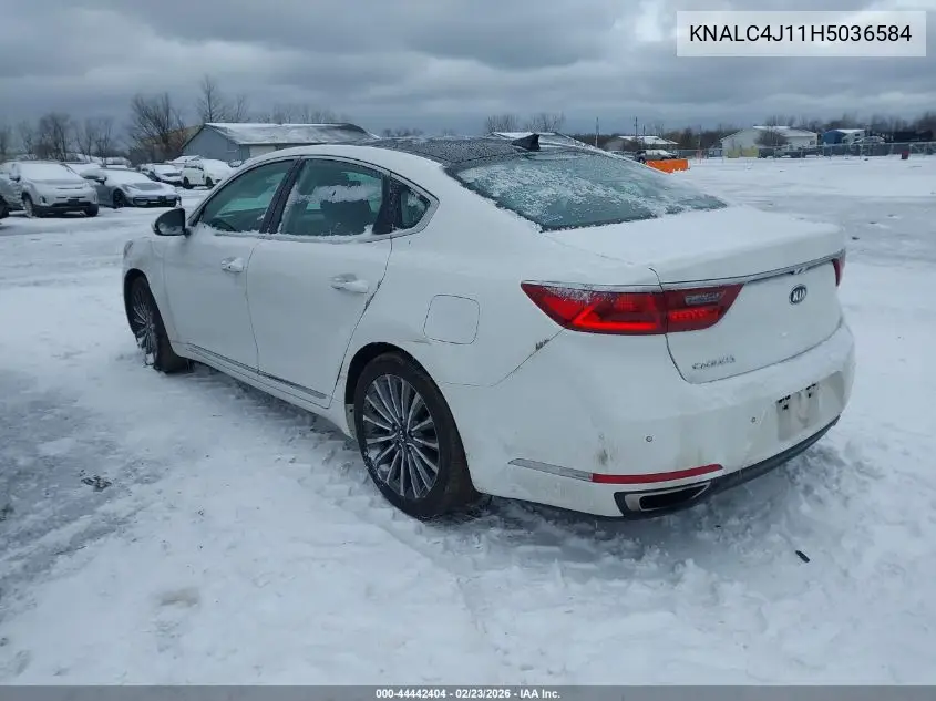 2017 Kia Cadenza Premium VIN: KNALC4J11H5036584 Lot: 44442404