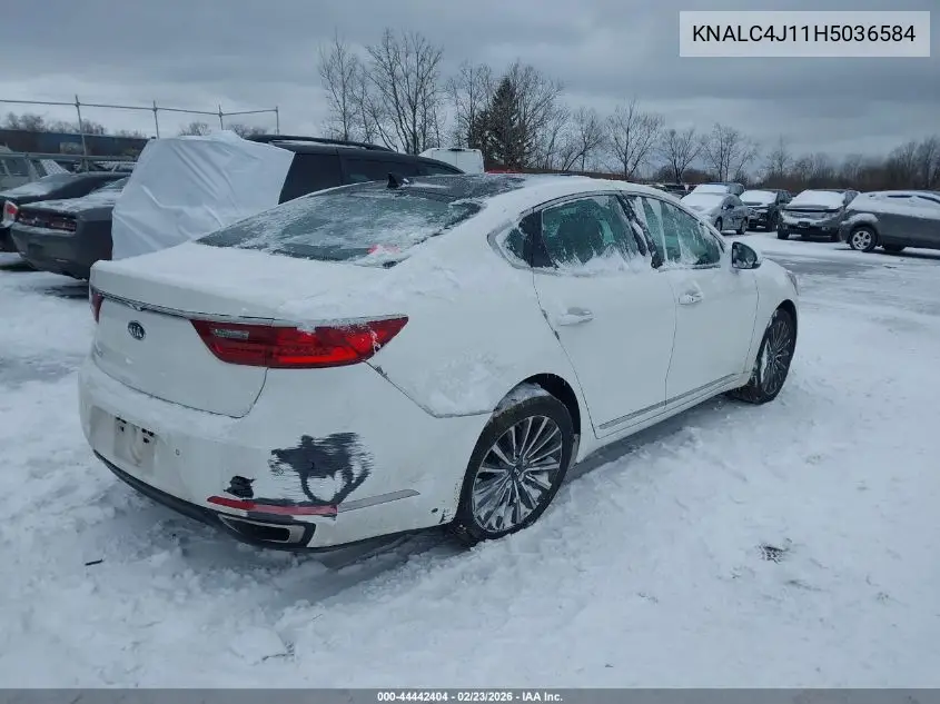 2017 Kia Cadenza Premium VIN: KNALC4J11H5036584 Lot: 44442404