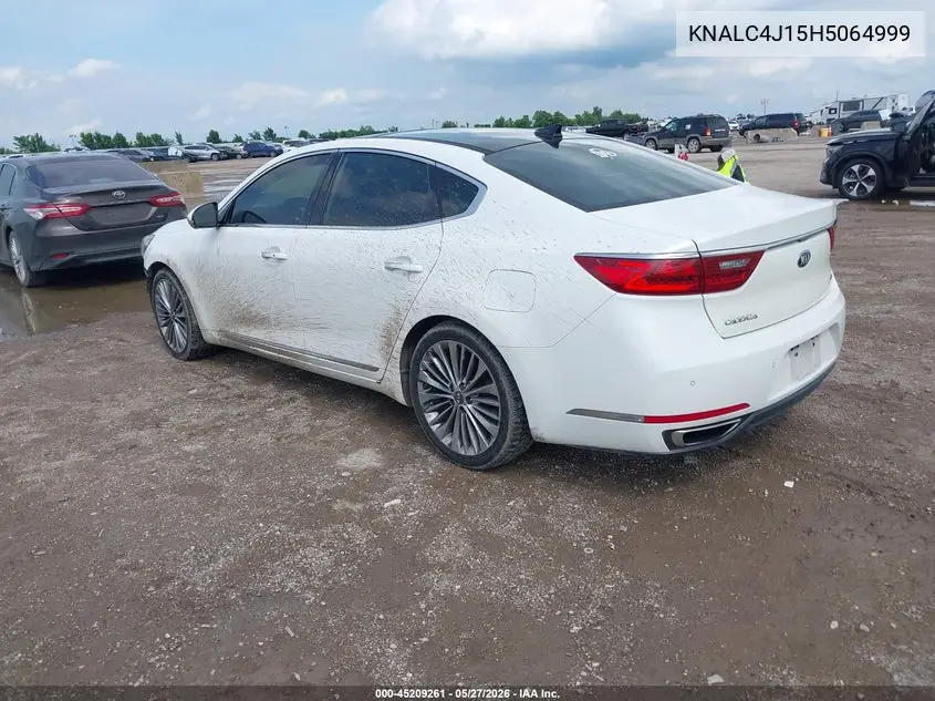 2017 Kia Cadenza Limited VIN: KNALC4J15H5064999 Lot: 45209261