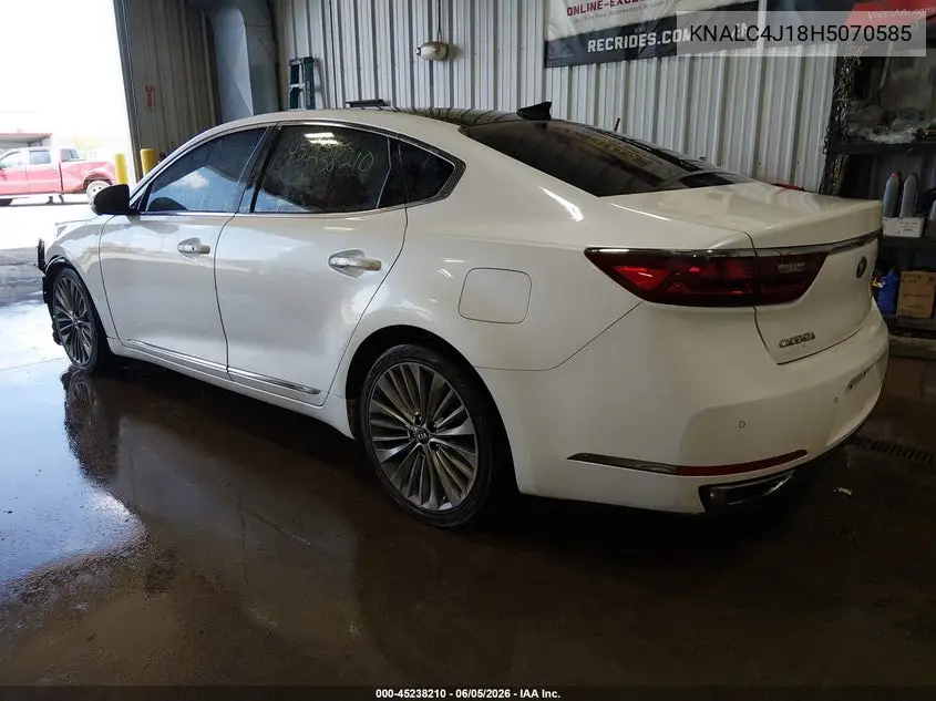 2017 Kia Cadenza Limited VIN: KNALC4J18H5070585 Lot: 45238210