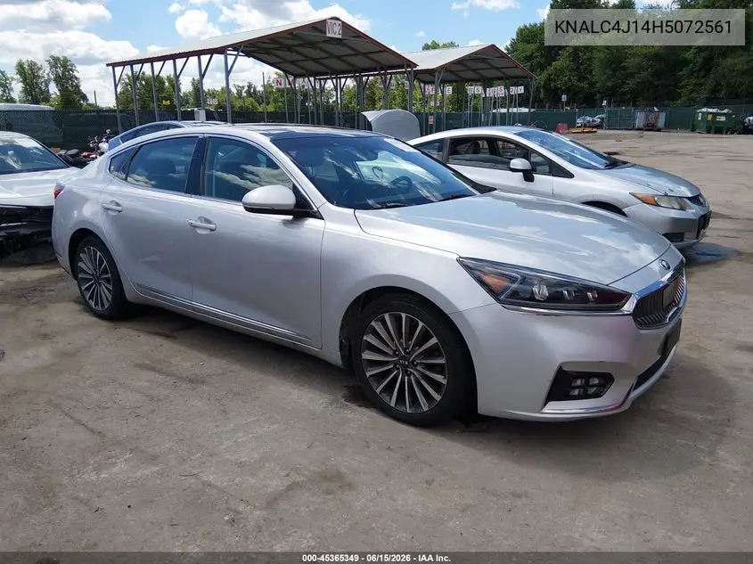 2017 Kia Cadenza Technology VIN: KNALC4J14H5072561 Lot: 45365349